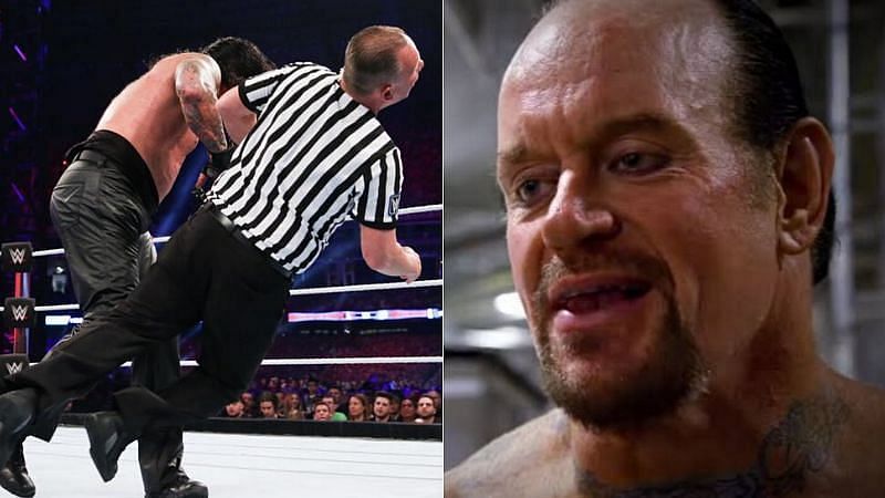The Undertaker and former WWE referee Mike Chioda
