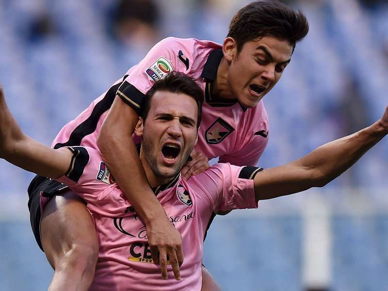 Franco Vasquez and Paulo Dybala