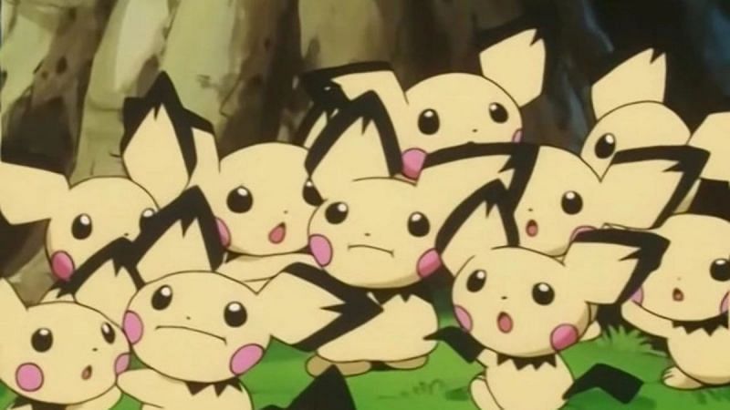 A Pichu horde (Image via The Pokemon Company)