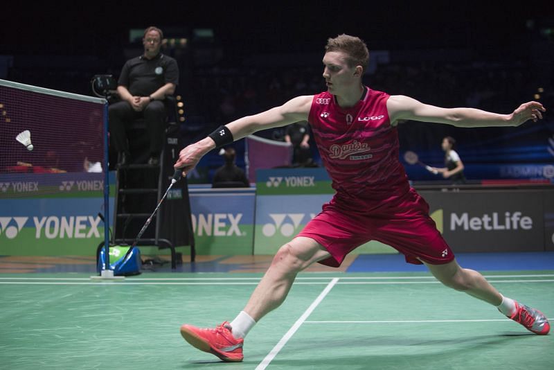 Victor Axelsen of Denmark is the defending champion in the men&#039;s singles event