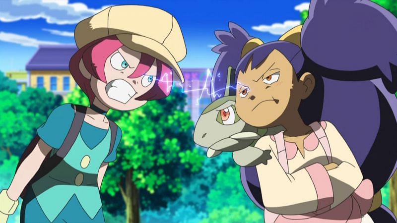 Iris and Georgia (Image via The Pokemon Company) Enter caption