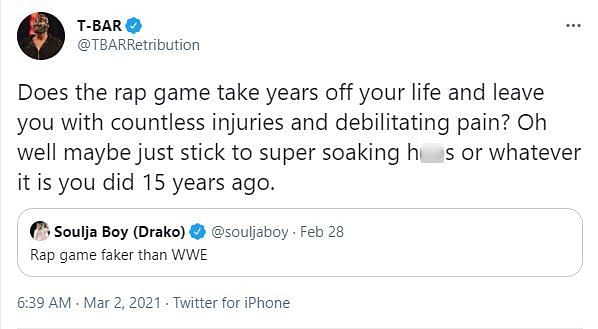 T-BAR&#039;s tweet caught Randy Orton&#039;s attention