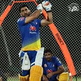 Watch: MS Dhoni sends a few balls out of the park in CSK practice session