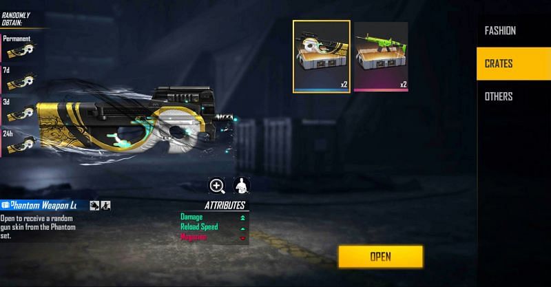 2x Phantom Weapon Loot Crate