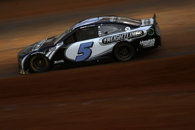 Kyle Larson will have a tough hill to climb at Bristol. Photo: Chris Graythen / Getty Images