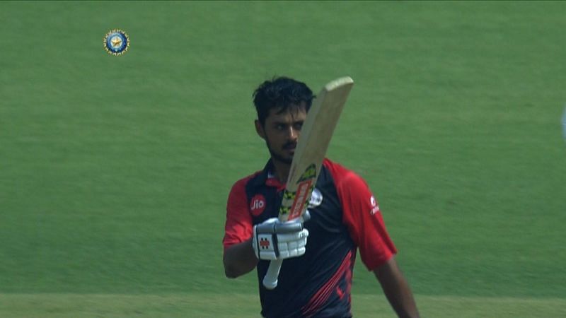 Gujarat&#039;s skipper came up with a ton in the Vijay Hazare Trophy quarter-final