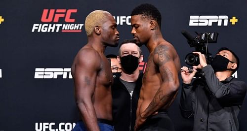 Derek Brunson (Left) and Kevin Holland (Right)