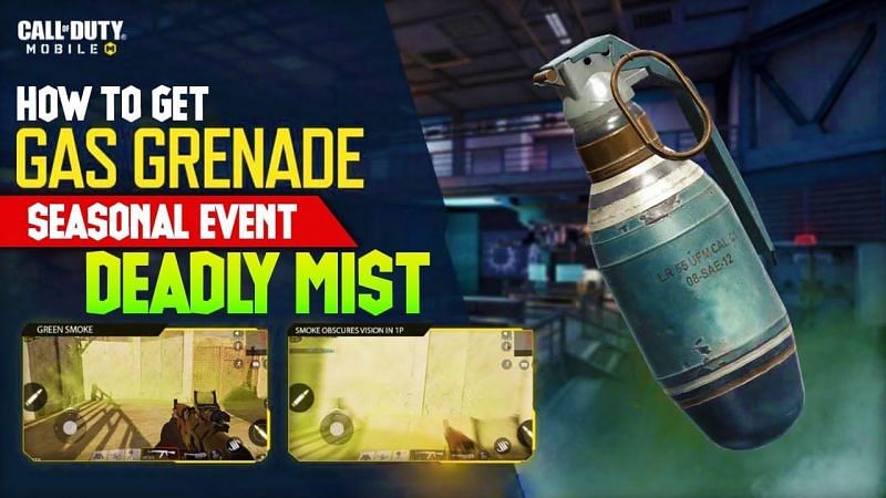 Gas Grenade in COD Mobile (Image via Activision)