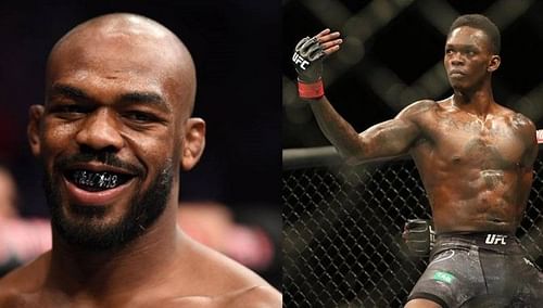 Jon Jones (left); Israel Adesanya (right)