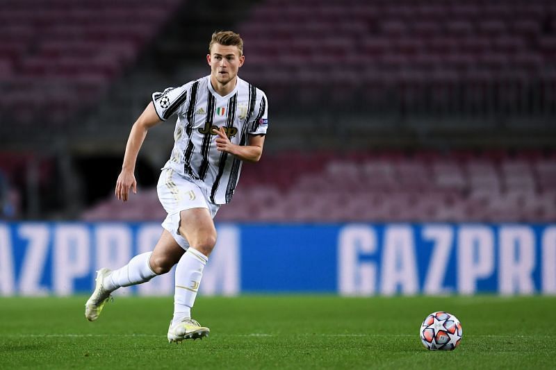 Matthijs De Ligt in action for Juventus