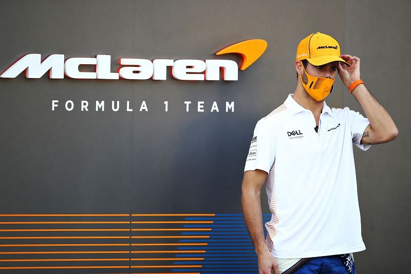 Daniel Ricciardo outqualified Lando Norris on his debut for McLaren. Photo: Mark Thompson/Getty Images.