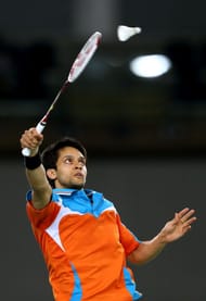 Parupalli Kashyap in action