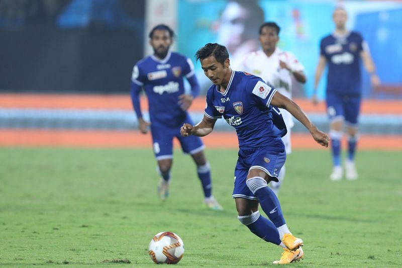 Lallianzuala Chhangte has scored just four goals for Chennaiyin FC this season (Image Courtesy: ISL Media)