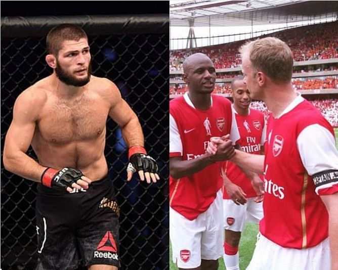 Khabib Nurmagomedov expresses his admiration for an Arsenal legend by sharing brilliant compilation video