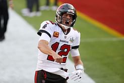 Which NFL team has not been defeated by Tom Brady?