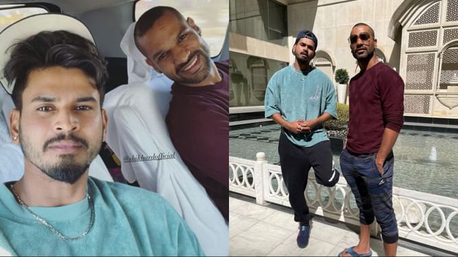 Shikhar Dhawan takes an 11-hour car ride with Shreyas Iyer to join Team India in Ahmedabad