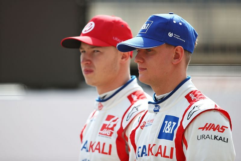 Mick Schumacher (R) Fera Ses Débuts En Formule 1 Avec Haas.  Photo: Joe Portlock / Getty Images