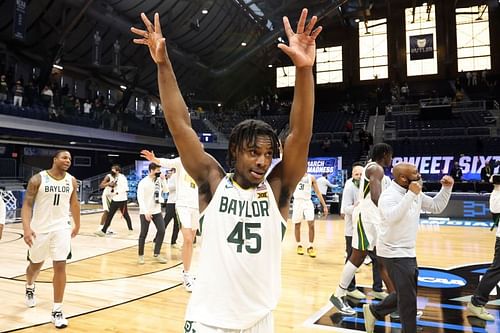 Baylor Bears guard (#45) Davion Mitchell