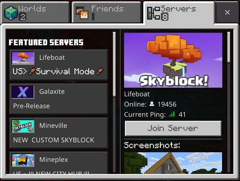 minecraft servers