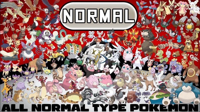 Normal-type Pokemon (Image via Tom Salazar)