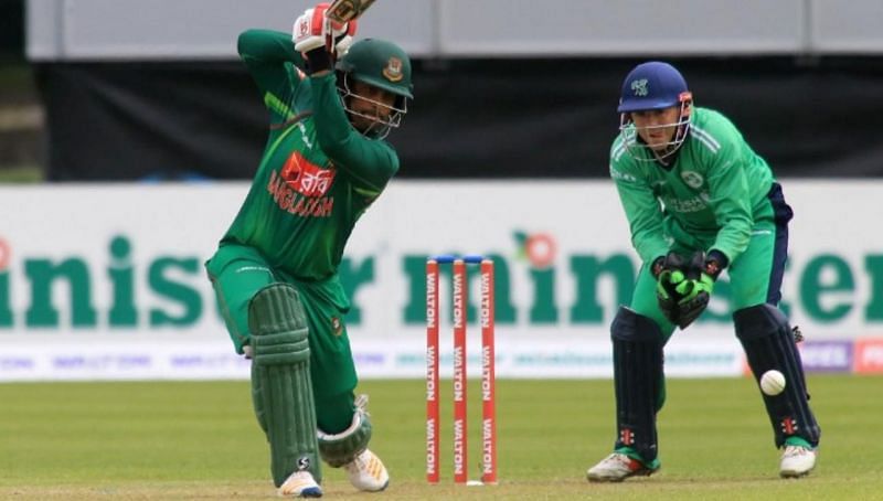 Action from a previous Bangladesh A vs Ireland Wolves match
