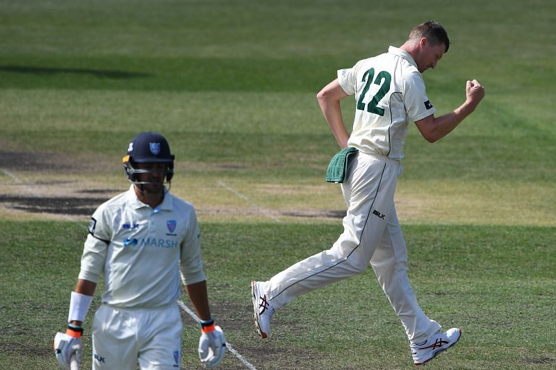 Tasmania&#039;s Jackson Bird claimed career-best figures of 7 for 18 against New South Wales on Sunday.