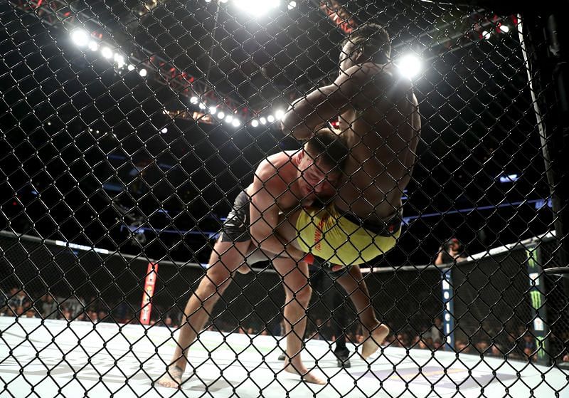 Stipe Miocic took Francis Ngannou down six times in their first fight