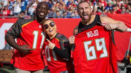Titus O'Neil, Natalya, and Mojo Rawley
