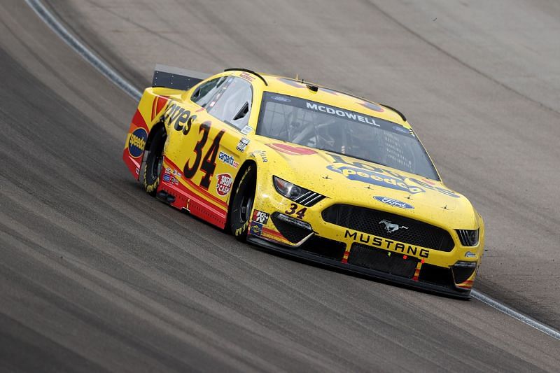 Michael McDowell finished 17th at the NASCAR Cup Series Pennzoil 400 presented by Jiffy Lube race. Photo: Abbie Parr/Getty Images.