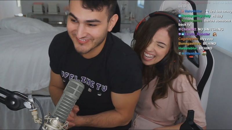 Pokimane was one of the few streamers who forgot to turn off their streams (image via Pokimane, Twitch)