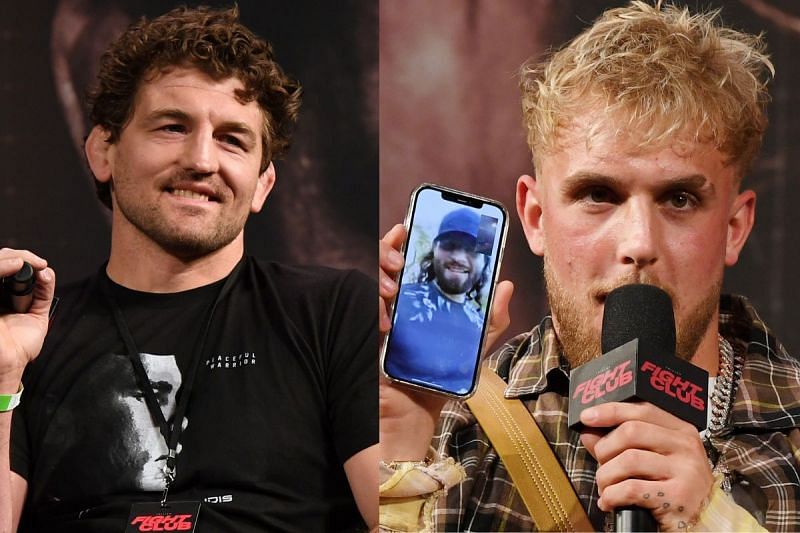 Jorge Masvidal dropped by at the press conference to throw shade at Ben Askren