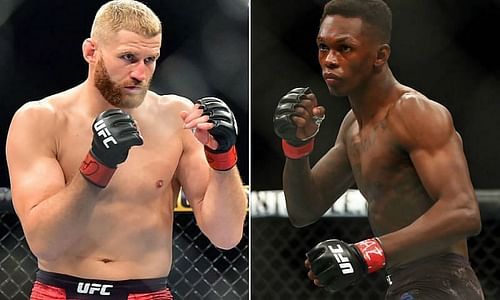 Israel Adesanya and Jan Blachowicz