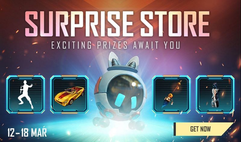 A Surprise Store event in Free Fire