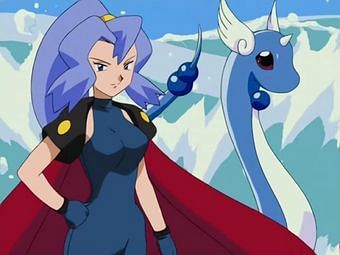 Clair and her Dragonair (Image via The Pokemon Company)