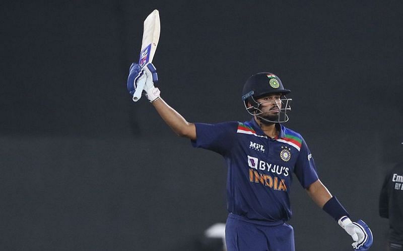 Shreyas Iyer was the top-scorer for India in the first T20I