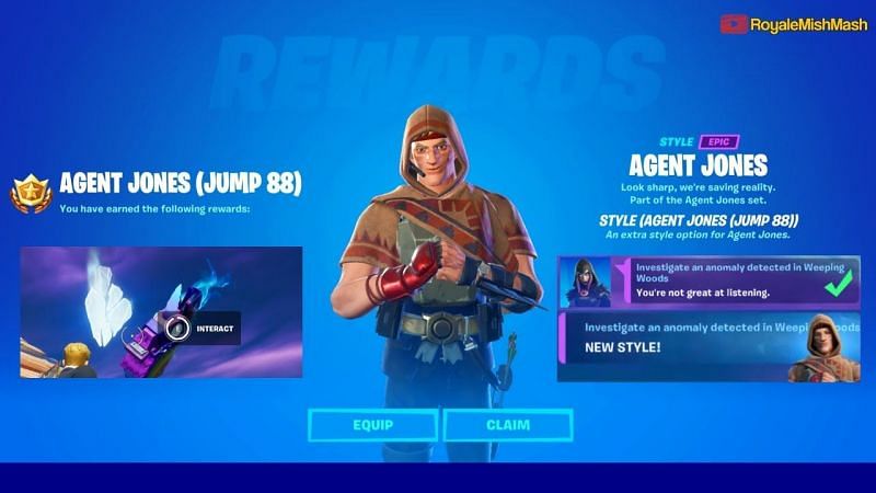 Fortnite Season 6: How to Unlock Agent Jones Jump 88 skin