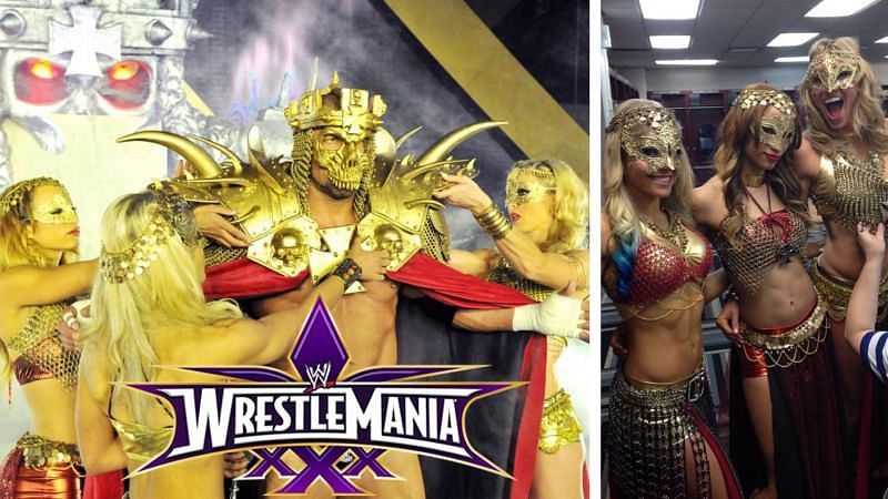 Triple H&#039;s WrestleMania XXX entrance featured cameos from three future WWE Women&#039;s Champion