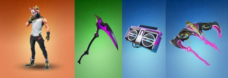 Drift, Boombox, Ultra Scythe, Driftstream Glider