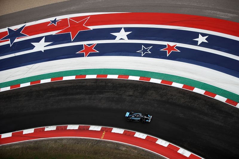 NASCAR Cup champs ran a Goodyear tire-test at COTA Tuesday. Photo by Chris Graythen/Getty Images