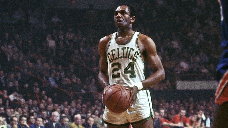 Jones playing with the Boston Celtics.