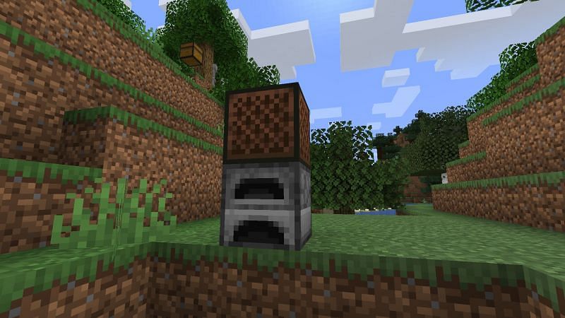 This is what a bass drum really looks like (Image via Minecraft)