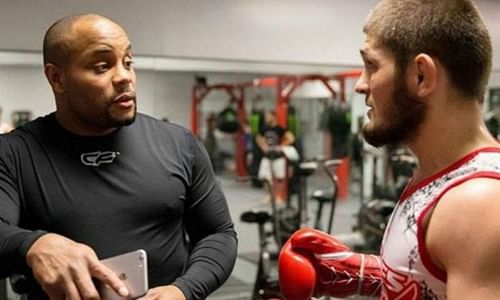 Daniel Cormier with Khabib Nurmagomedov