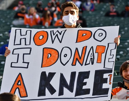 Cincinnati Bengals fan after Joe Burrows injury