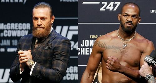 Conor McGregor (left) and Jon Jones (Right)