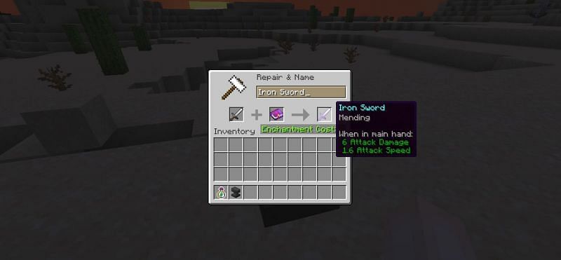 Enchanted book equipped with Mending (Image via Minecraft)
