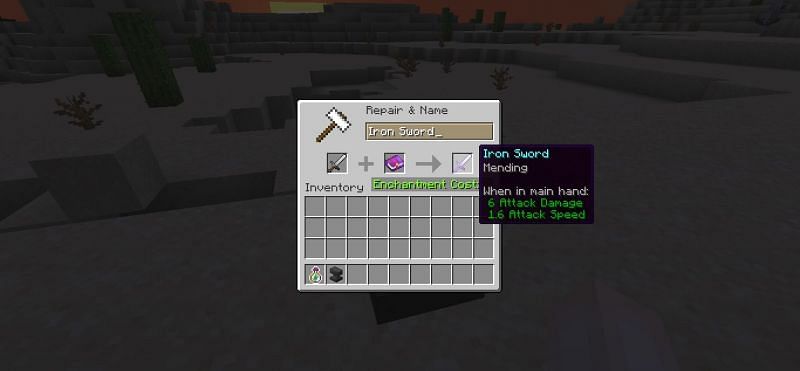 Enchanted Mending book (Image via Minecraft)