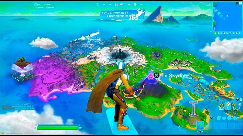 New Fortnite Season 6 Leaks showcase brand new map (Image Via Twitter/MrAppieGamingtv)