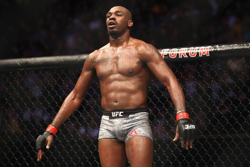 Jon Jones in the octagon