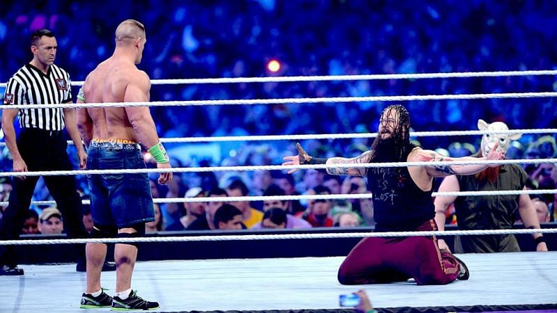 Bray Wyatt made his WrestleMania debut in 2014, facing off against John Cena