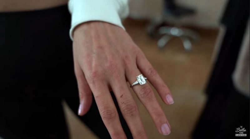 Nikki Bella&#039;s Engagement Ring; Credit - The Bella Twins (YouTube)